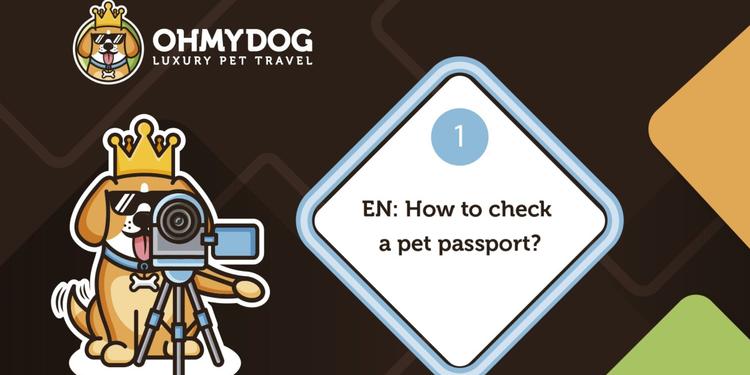 How to check a pet's passport?