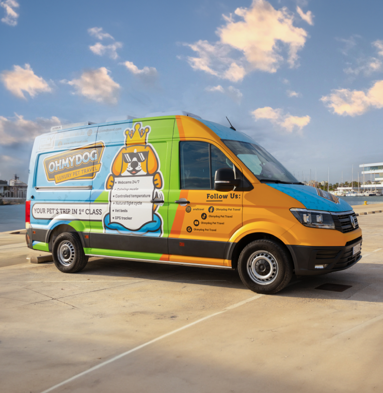Van's front view